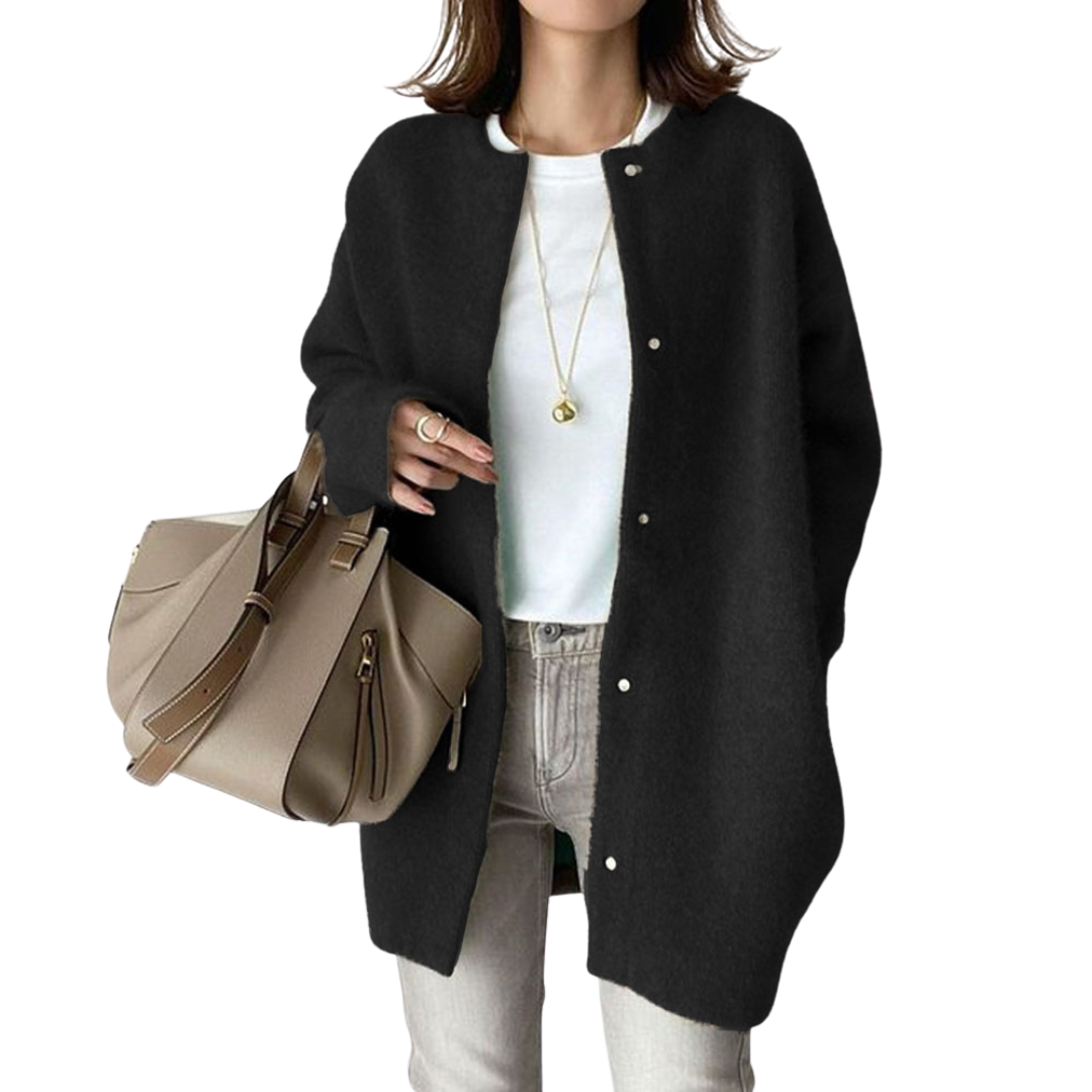 Sanne – Elegante Wolblend Mantel