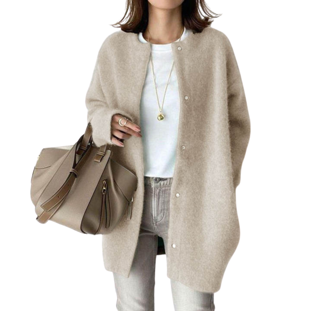 Sanne – Elegante Wolblend Mantel